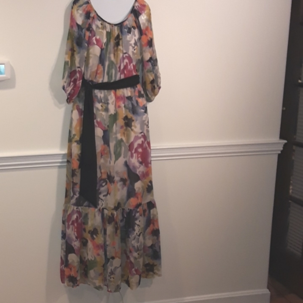 Anthropologie meadow rue sill floral dress 0